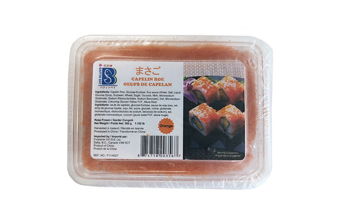 Orange Masago - Capelin Roe - Baffin Bay Seafood